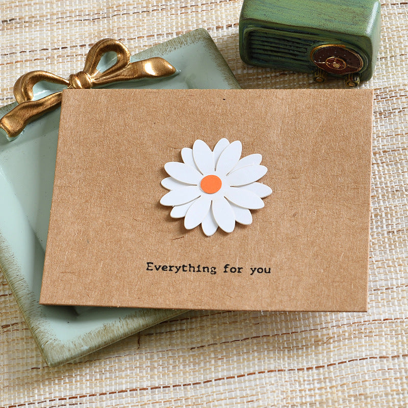 Iwano Wind Greeting Card Christmas Greeting Card Vintage Birthday Greeting Message Card Small Card Mini Thank You Card