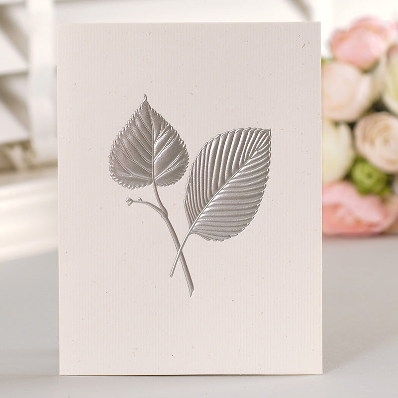 Iwano greeting card high-end business relief mini card blessing card thank you card universal card 1512 (16 types)