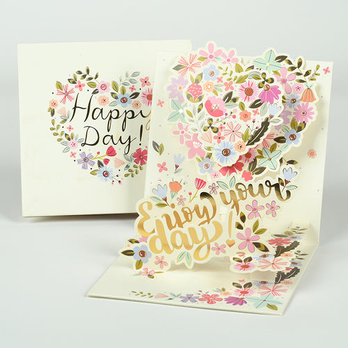 Iheno Shifeng simple three-dimensional greeting card blessing universal Children's Day Teacher's Day thank you card three-dimensional blessing