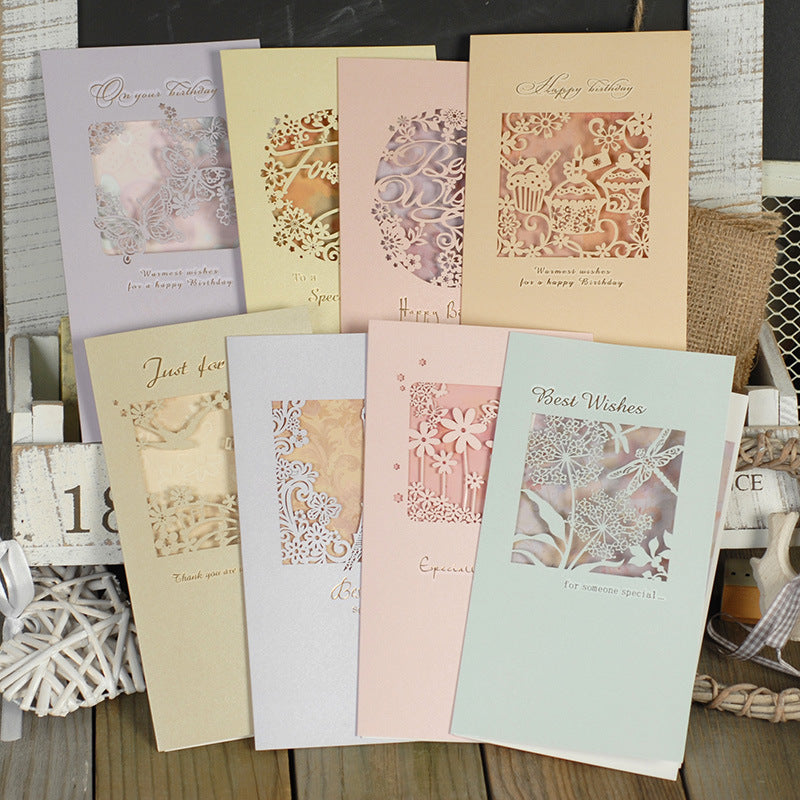 Iheno picks up the wind and carves exquisite blessings for Teacher's Day, Children's Day cards, multicards, birthday cards, thank you cards