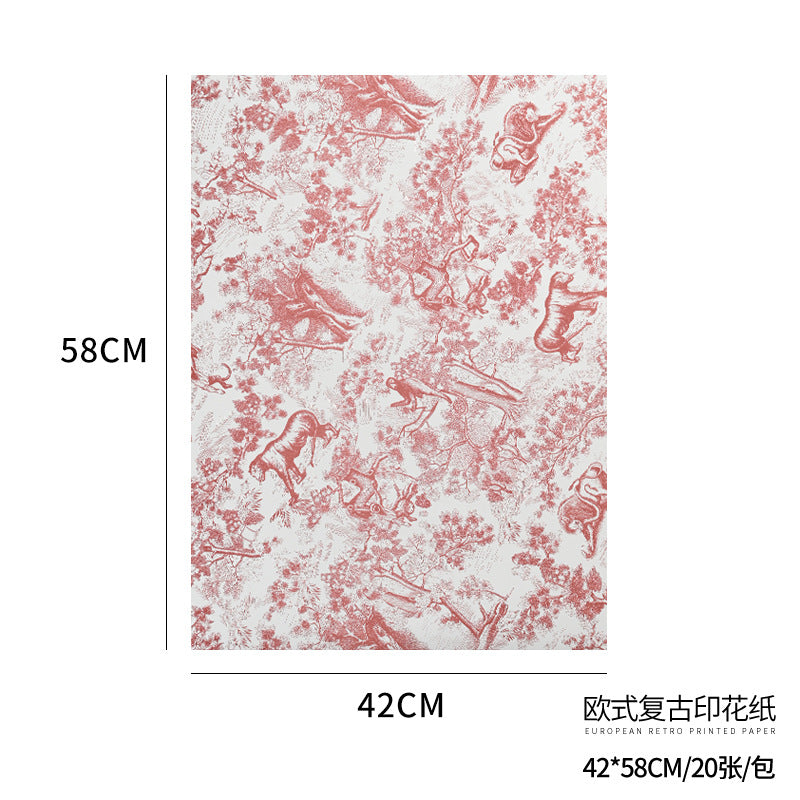 Упаковочная бумага для букетов Premium Mix