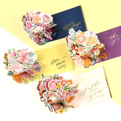 Iheno Shifeng simple three-dimensional greeting card blessing universal Children's Day Teacher's Day thank you card three-dimensional blessing