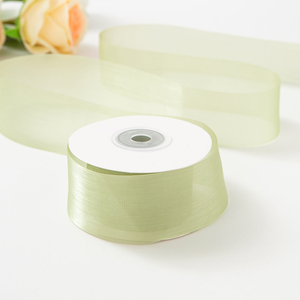 Полупрозрачная снежная органза 2.5 см