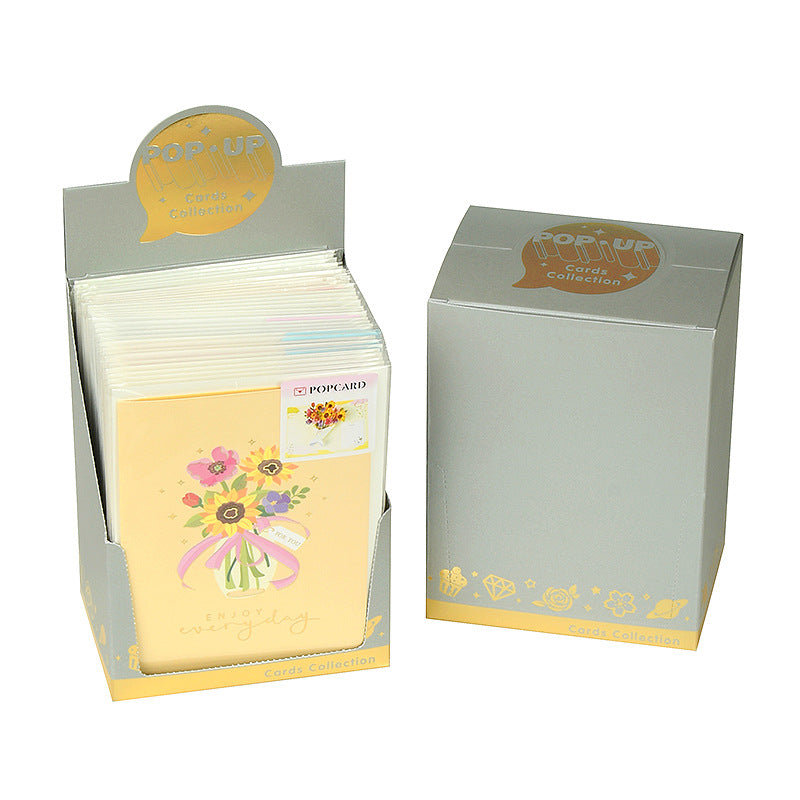 Iheno Shifeng creative three-dimensional birthday card, blessing card, thanksgiving card, universal greeting card, holiday card, message card