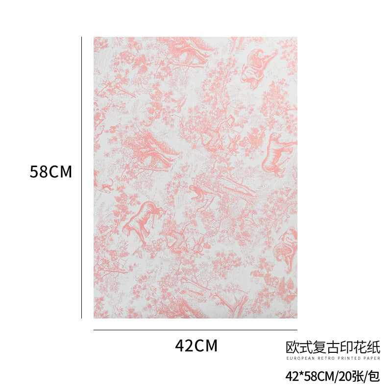 Упаковочная бумага для букетов Premium Mix