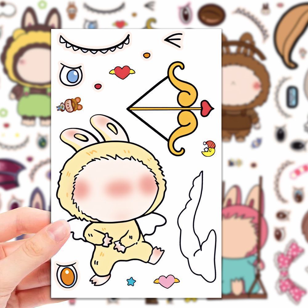 Детские развивающие-пазлы 🎨 Наклейки Креативный набор для творчества